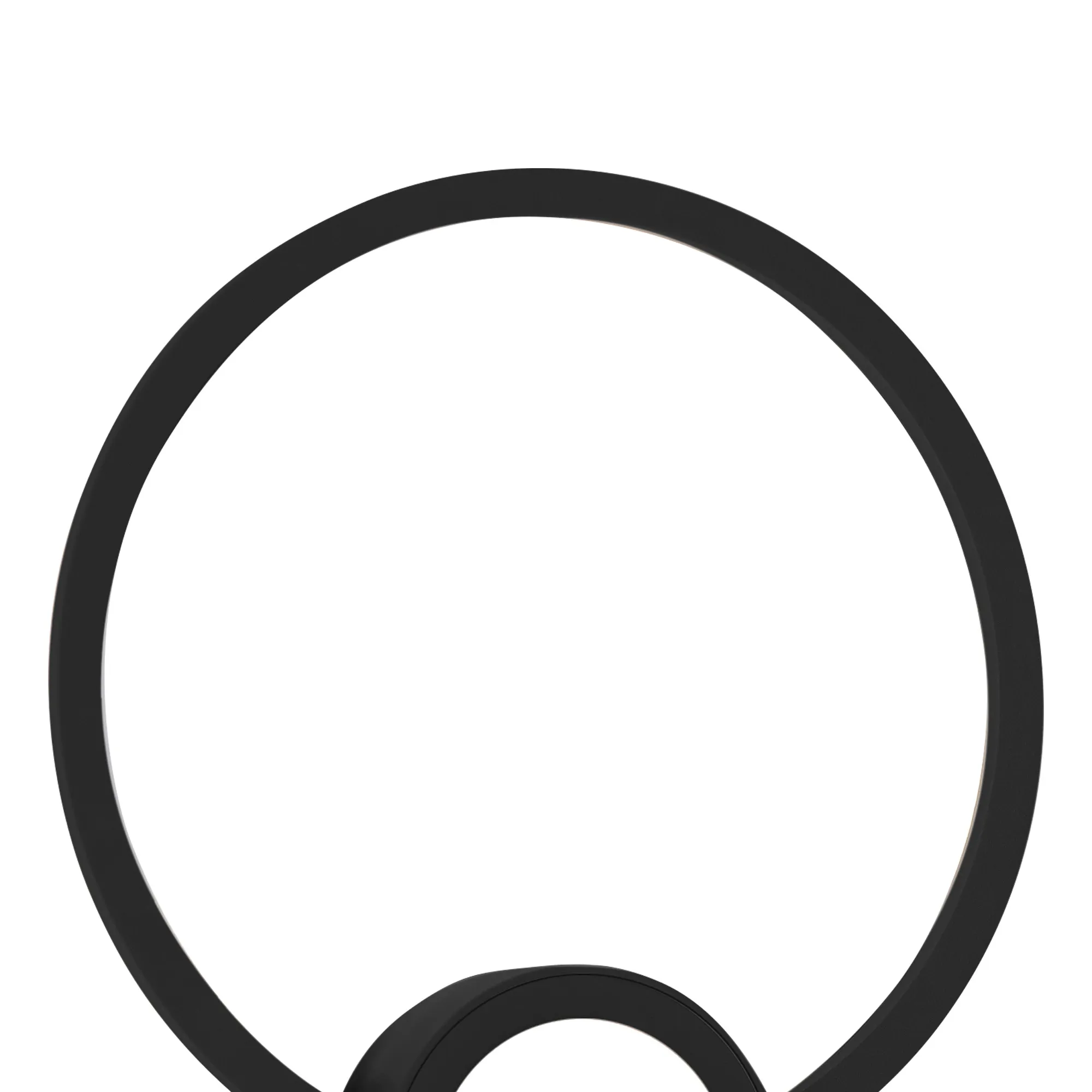 Mural Wall Lamp Dimmable Circles 24W Matt Black M7841  Mantra Fusion Mural Black